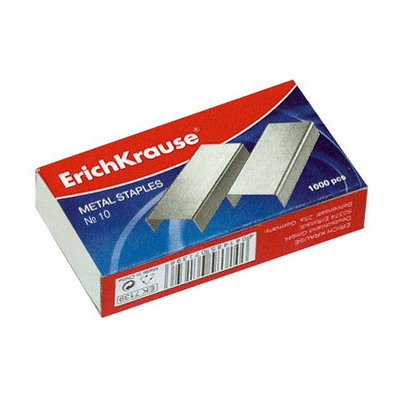картинка Скобы №23/23 оцинкованные ErichKrause от магазина "Офисные мелочи"