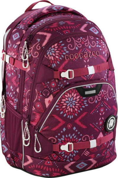 картинка Рюкзак Coocazoo ScaleRale Tribal Melange бордовый 3 отделения 30*45*20 см. от магазина "Офисные мелочи"