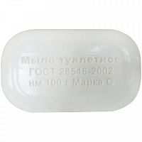 картинка Туалетное мыло 100 г. БЕЗ ОБЕРТКИ Натуральное (Краснодар) от магазина "Офисные мелочи"