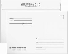 картинка Конверт Кому-куда С5 162*229 силиконовая лента 80 г. ECOPOST Эмика бел. 92-105% от магазина "Офисные мелочи"