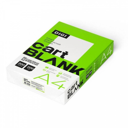 картинка Бумага А4 200 г. 200 л. Cartblank Digi бел. 145% от магазина "Офисные мелочи"