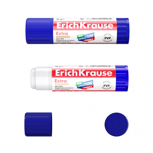 картинка Клей-карандаш 36 г. ПВП ErichKrause "Экстра" от магазина "Офисные мелочи"