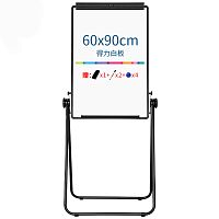 картинка Флипчарт 60*90 см. на подставке белый/черный Deli Focus лоток от магазина "Офисные мелочи"