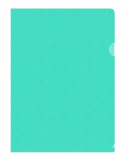 картинка Папка-уголок 0,18 мм. непрозрачная мятная Бюрократ Pastel от магазина "Офисные мелочи"