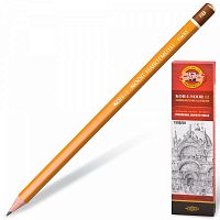 картинка Карандаш чернографитный 6B Koh-I-Noor 1500 от магазина "Офисные мелочи"