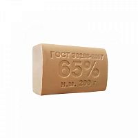 картинка Хозяйственное мыло 200 гр. 65% ГОСТ 30266-2017 (Москва) от магазина "Офисные мелочи"