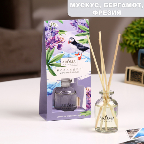 картинка Диффузор ароматический "ИСЛАНДИЯ", 30 мл., морозный люпин от магазина "Офисные мелочи"