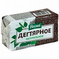 картинка Туалетное мыло 140 г. Дегтярное ВЕСНА от магазина "Офисные мелочи"