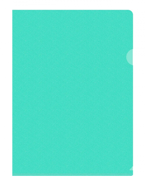 картинка Папка-уголок 0,18 мм. непрозрачная мятная Бюрократ Pastel от магазина "Офисные мелочи"