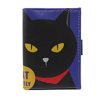 картинка Визитница Languo "Cat" 7,5*10,5*2 см. от магазина "Офисные мелочи"