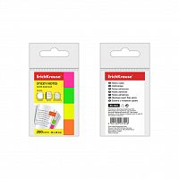 картинка Закладки бумажные 20*50 4 цвета*50 л. неон ErichKrause от магазина "Офисные мелочи"